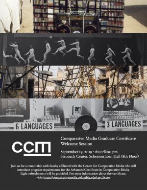 CCM Welcome Session Flyer