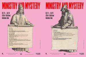 Poster for Ministry and Mystery symposium