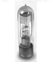 RCA Radiotron triode vacuum tube, 1921. Source: Vacuum Tube Valley 9 (Spring 1998).